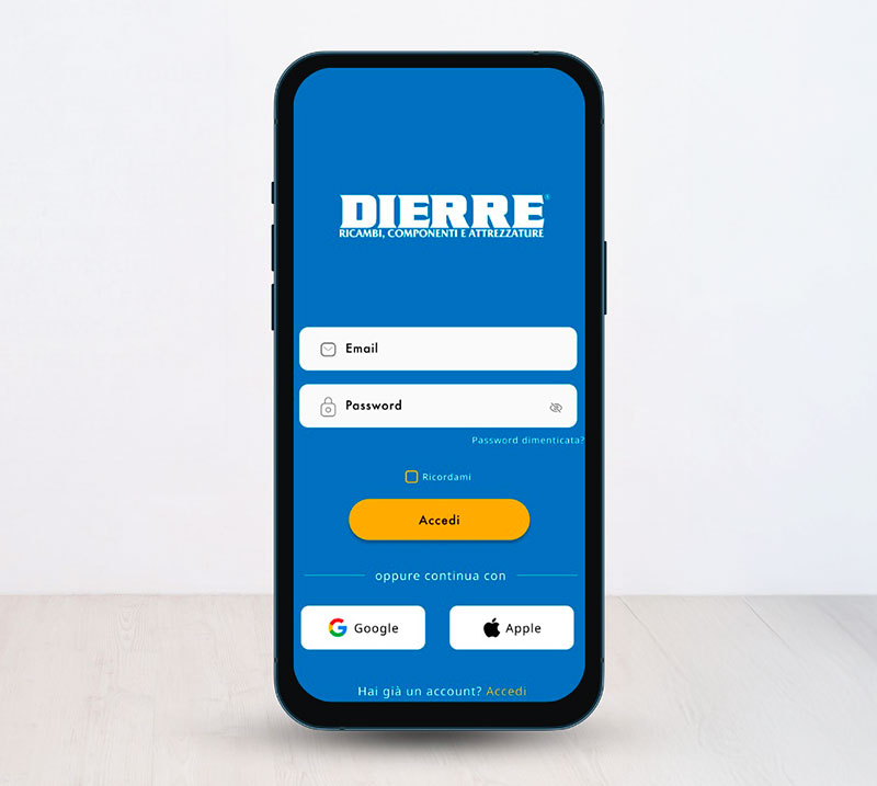 Accedi o registrati