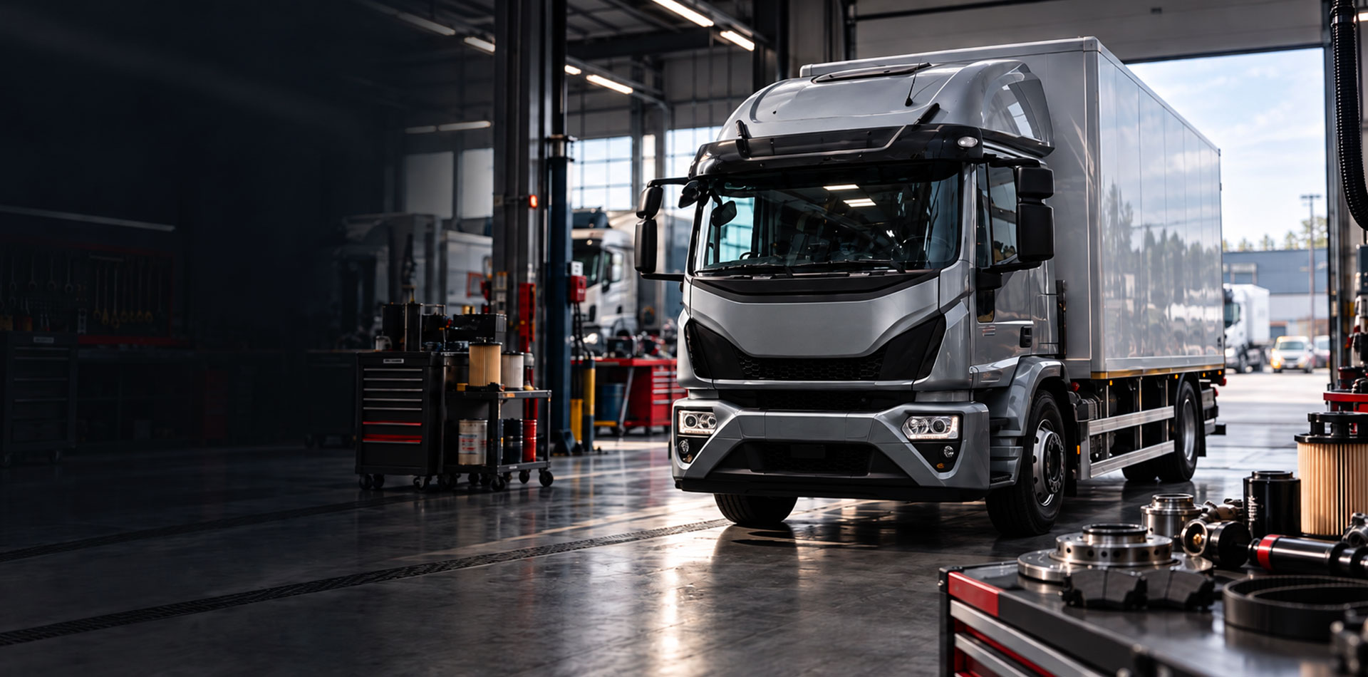 Ricambi per camion IVECO, autocarri pesanti e trattori stradali in officina specializzata