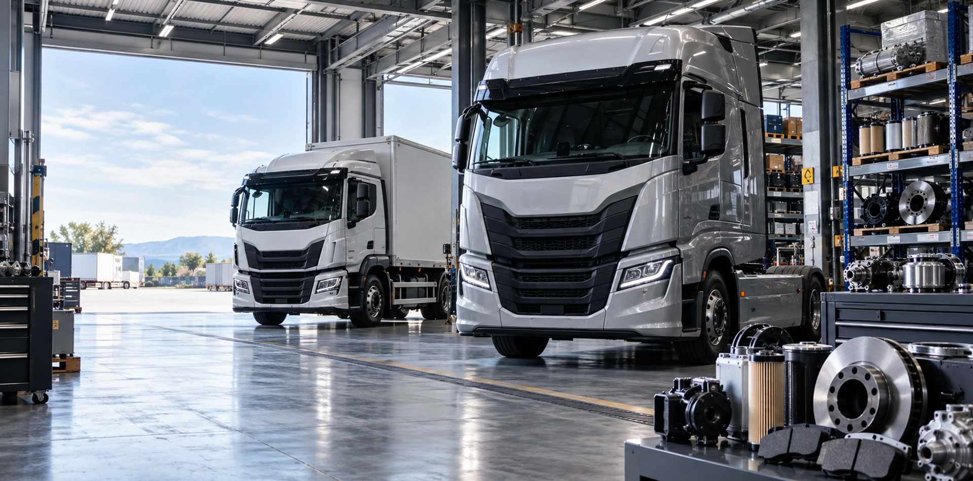 Ricambi per camion IVECO, autocarri pesanti e trattori stradali in officina specializzata