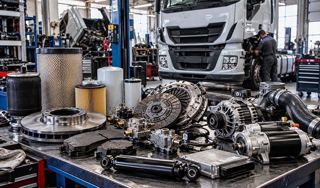 Ricambi e componenti per IVECO Stralis in officina truck professionale
