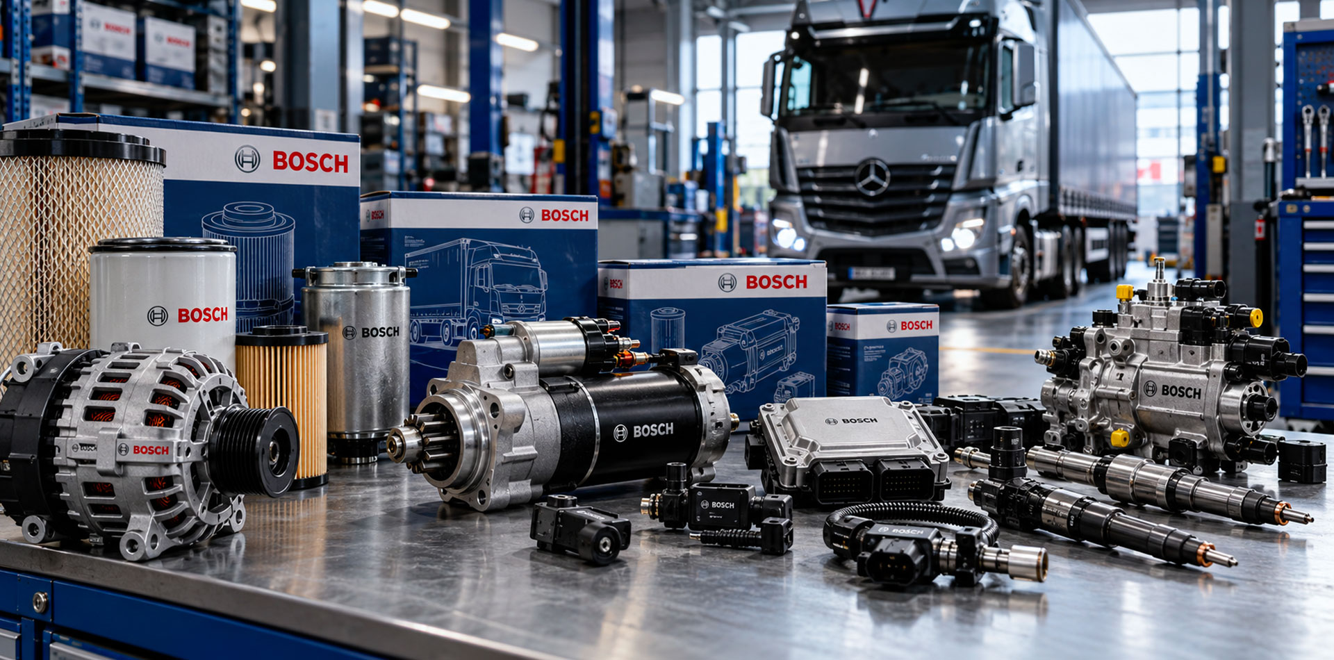 Ricambi Bosch per camion e veicoli industriali