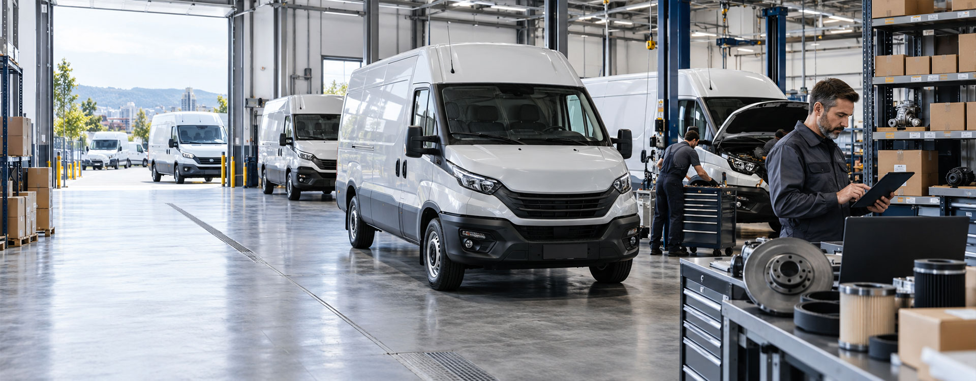 Ricambi per IVECO Daily e gestione flotte in officina professionale